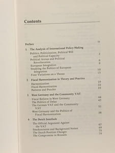Fiscal Harmonization in the European Communities: National Politics and International Cooperation