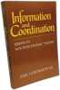 Information and Coordination: Essays in Macroeconomic Theory. Leijonhufvud Axel