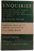 Enquiries Concerning the Human Understanding and Concerning the Principles of Morals ( second edition ). David Hume