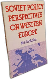Soviet Policy Perpectives on Western Europe