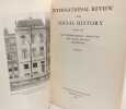 International Review for Social History - VOLUME I II II (supplement) III IV. International Institute For Social History Amsterdam