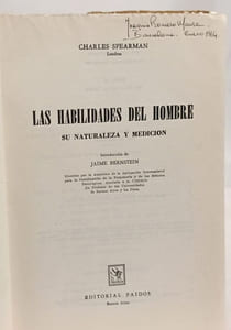 LAS HABILIDADES DEL HOMBRE --- su naturaleza y medicion