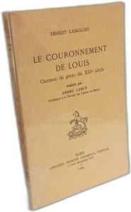 Le Couronnement de Louis - Chanson de geste du XIIème siècle -