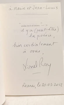Entre nuit et soleil. Ray Lionel