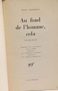 Au fond de l'homme cela (le livre du ça)