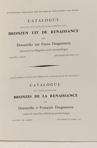 Catalogue de l'exposition de bronzes de la Renaissance - septembre - octobre 1967