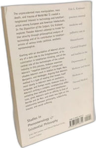 The Disposition of the Subject: Reading Adorno's Dialectic of Technology (Northwestern University Studies in Phenomenology & Existential Philosophy)