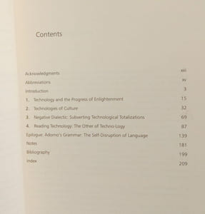 The Disposition of the Subject: Reading Adorno's Dialectic of Technology (Northwestern University Studies in Phenomenology & Existential Philosophy)