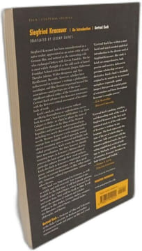 Siegfried Kracauer: An Introduction. Koch Gertrud