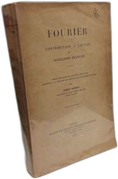 Fourier. Contribution à l'étude du socialisme français. BOURGIN (Hubert)