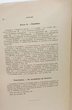 Fourier. Contribution à l'étude du socialisme français. BOURGIN (Hubert)