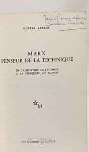 Marx penseur de la technique