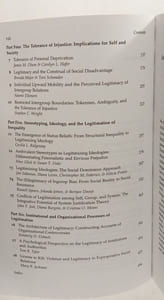 The Psychology of Legitimacy: Emerging Perspectives on Ideology Justice and Intergroup Relations