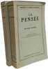 La pens&eacute;e - TOME I et II. Blondel Maurice