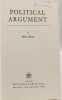Political Argument ---- 4th ed. Barry Brian