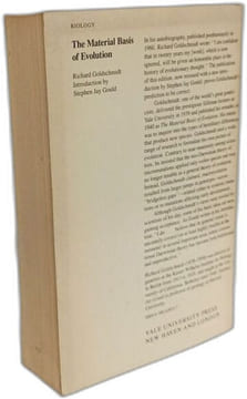 The Material Basis of Evolution: Reissued (Silliman Memorial Lectures). Goldschmidt Richard