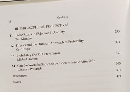 Probabilities in Physics