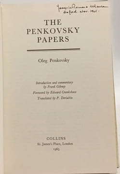 The penkovsky papers. Penkovsky Oleg