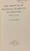 The growth of political stability in England 1675-1725. Plumb