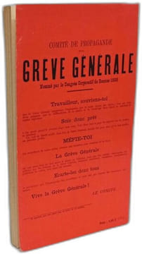 La grève générale en France. Brécy Robert