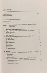 Appraising Economic Theories: Studies in the Methodology of Research Programs