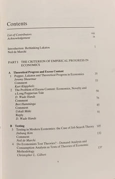 Appraising Economic Theories: Studies in the Methodology of Research Programs. Blaug Mark  Marchi Neil De