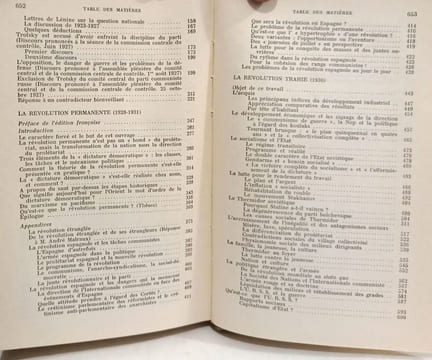 De la révolution - cours nouveau - la révolution défigurée - la révolution permanente - la révolution trahie / arguments 15. Trotsky Léon
