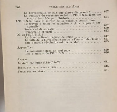 De la révolution - cours nouveau - la révolution défigurée - la révolution permanente - la révolution trahie / arguments 15. Trotsky Léon