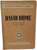 DAVID HUME. Selecci&oacute;n de textos precedida de un estudio de Levy Bruhl. David Hume
