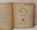 Quatre po&egrave;tes russes : V. Ma&iuml;akovsky B. Pasternak A. Blok S. Ess&eacute;nine. Texte russe pr&eacute;sent&eacute; et traduit par Armand Robin. V. Ma&iuml;akovski  B. Pasternak  ...