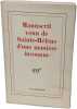 Manuscrit venu de Sainte-H&eacute;l&egrave;ne d'une mani&egrave;re inconnue. Anonyme