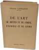 De l'art de douter et de croire d'ignorer et de savoir (1515-1563. S&eacute;bastien Castellion