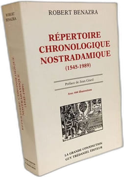 Répertoire chronologique nostradamique: 1545-1989. Robert Benazra
