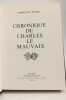 Chronique de Charles le mauvais -. Fran&ccedil;ois Pietri
