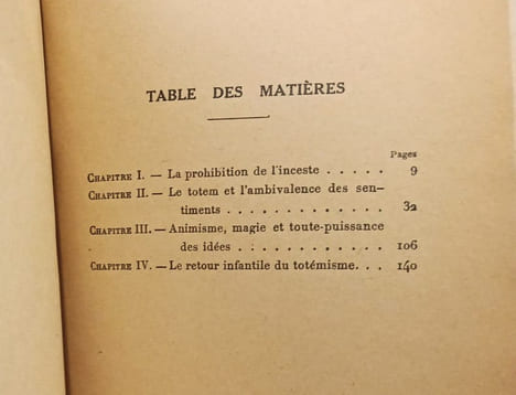 Totem et tabou Interprétation par la psychanalyse de la vie sociale des peuples primitifs. Freud
