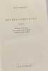 OEUVRES COMPLETES Tome 3 seul - Pomptes fun&egrave;bres Le p&ecirc;cheur du Suquet Querelle de Brest. Genet Jean