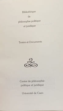 Apologie du diable 1795. Erhard Benjamin