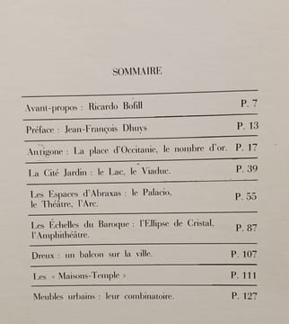 La cité: Histoire et technologie : projets français 1978/81. Bofill Ricardo
