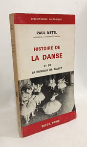 Histoire de la danse et de la musique de ballet