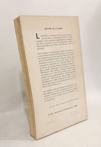 Histoire de la danse et de la musique de ballet