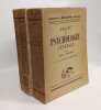 Trait&eacute; de psychologie g&eacute;n&eacute;rale - T.1: Les fonctions &eacute;l&eacute;mentaires + T.2: Le g&eacute;nie humaine: I. Ses oeuvres II Ses instruments --- 3 livres. Pradines
