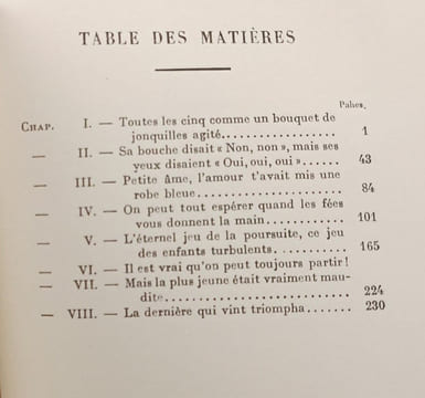 Les cinq femmes de la maison. Davet