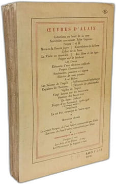 Propos d'un Normand 1906-1914. Alain