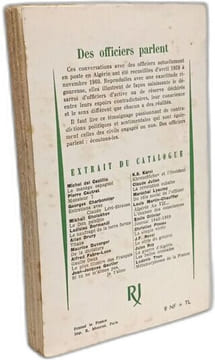 Des officiers parlent. Claude Dufresnoy