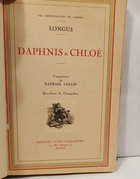Daphnis et Chloe:Compositions de Raphaël Collin/Eaux-fortes de champollion. Longus Raphael Collin