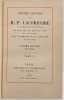 Pens&eacute;es choisies du R. P. Lacordaire de l'ordre des Fr&egrave;res Pr&ecirc;cheurs extraites de ses oeuvres et publi&eacute;es sous la direction du R. P. Chocarne du m&ecirc;m ...