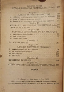 Histoire des institutions de la Bretagne (droit public & droit privé) - TOME I et II