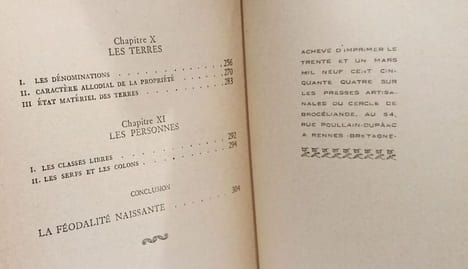 Histoire des institutions de la Bretagne (droit public & droit privé) - TOME I et II. Planiol Marcel