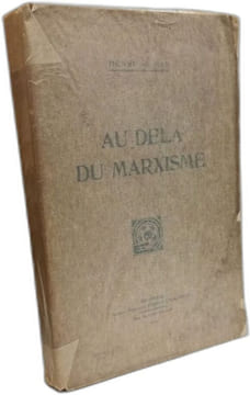 Au delà du marxisme. De Man Henri