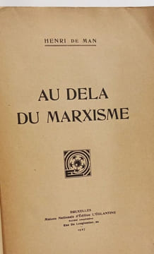 Au delà du marxisme. De Man Henri